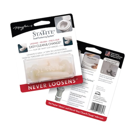 Mayfair Mayfair by Bemis Toilet Seat Hinge Bolts Plastic STATITEKIT